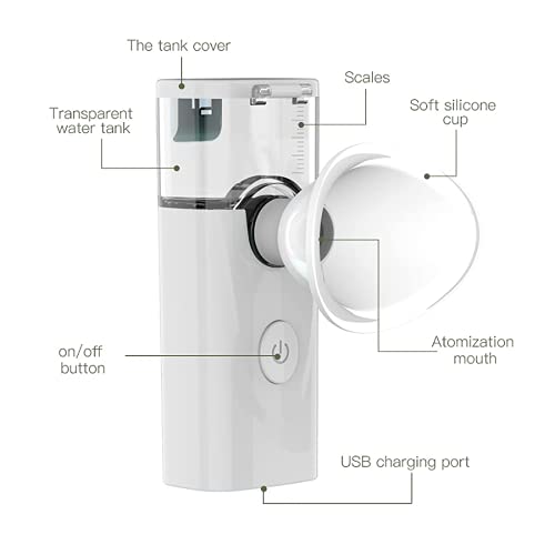 Facial Mister and Eye Sprayer Two-in-one for Eye 360 Care,Nano Ionic Eye Spra...