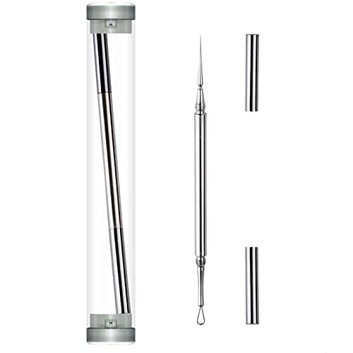 Professional Facial Milia Removal and Whitehead Extractor & Lancet - Double E...