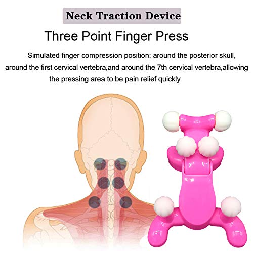 MWELLEWM Cervical Spine Alignment Chiropractic Pillow,Neck and Head Pain Reli...