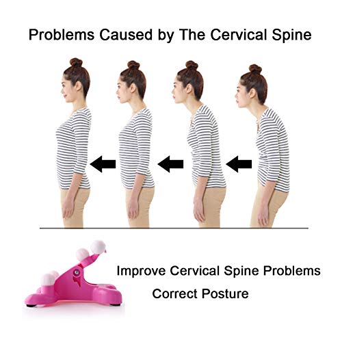 MWELLEWM Cervical Spine Alignment Chiropractic Pillow,Neck and Head Pain Reli...