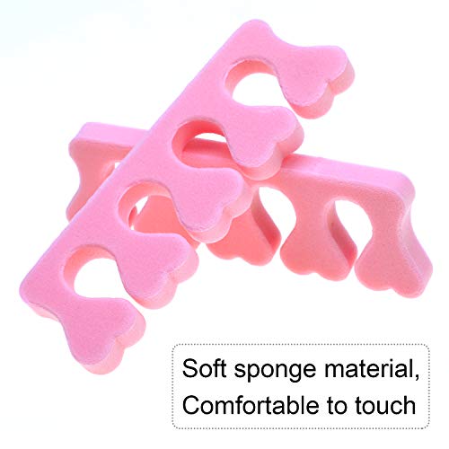 6 Pairs Toe Separators Finger Spreader Set,MWOOT Soft Sponge Finger Toe Divid...