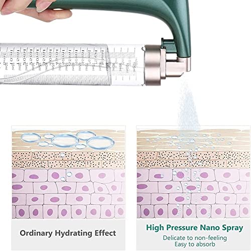 MXJCC Portable Oxygen Facial Machine, Skin Care Nano Facial Mister with 105ml...