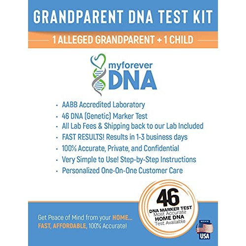My Forever DNA - Grandparent DNA Test Kit▪ Includes All Lab Fees & Shipping t...