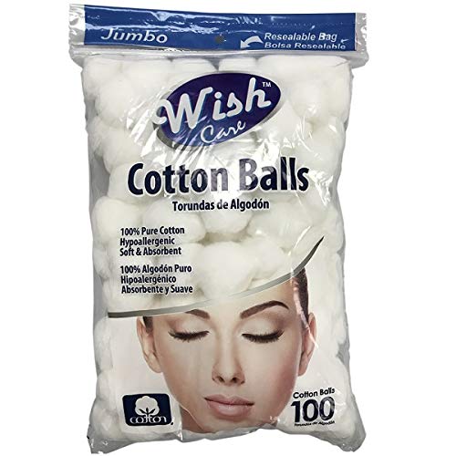 Wish Regular(300 Count) & Super Jumbo(70 Count) Cotton Balls (70)