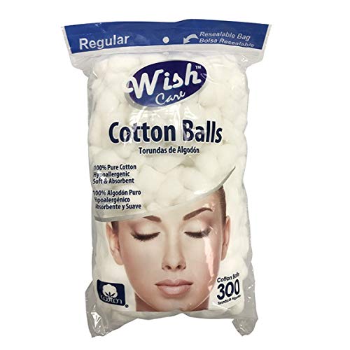 Wish Regular(300 Count) & Super Jumbo(70 Count) Cotton Balls (70)