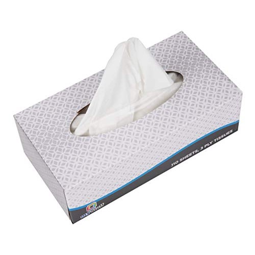 My Stuff Facial Tissues, Soft and Strong Cloths, 110 Sheets, 3-Ply Material, ...