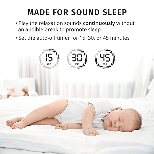 MyBaby SoundSpa On-The-Go-Portable White Noise Machine, 4 Soothing Sounds wit...