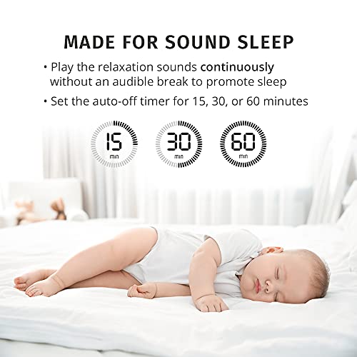 MyBaby SoundSpa White Noise Machine for Babies | 6 Soothing Lullabies for New...