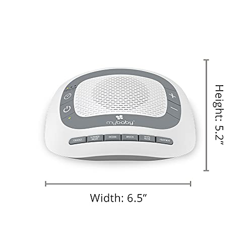 MyBaby SoundSpa White Noise Machine for Babies | 6 Soothing Lullabies for New...