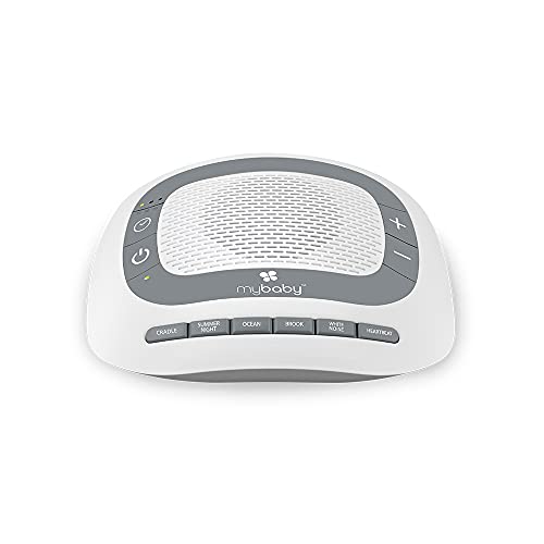 MyBaby SoundSpa White Noise Machine for Babies | 6 Soothing Lullabies for New...