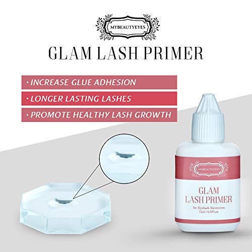 MYBEAUTYEYES Eyelash Extension Glam Lash Primer 15 ml/Pre-Treatment for Semi ...
