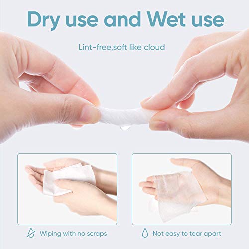 Facial Cotton Tissue,50Count Cotton Tissue,Disposable Cleaning Face Towel,Non...