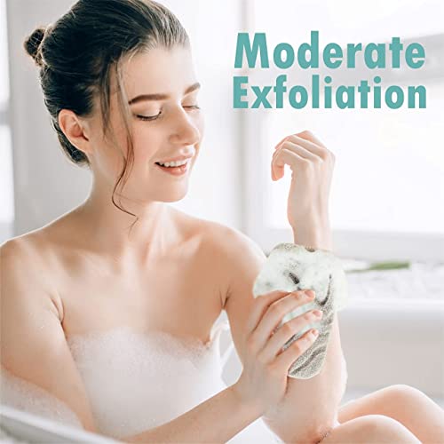 Dual-Texture Shower Sponge Exfoliating Sponge | Bath Sponge for Women| Body S...