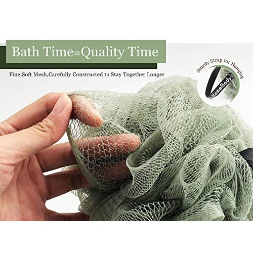 Large 70g Loofah Sponge, Body Scrubber, Bath Sponge, Loofah for Women, Men | ...