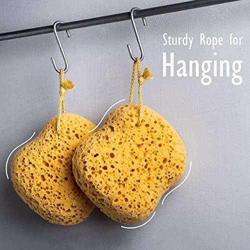myHomeBody Premium Bath Sponge, Foam Loofah Sponge, Body Sponge for Shower - ...