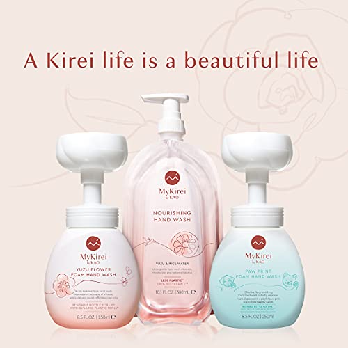MyKirei by KAO Foaming Hand Soap with Japanese Yuzu Flower, Nourishing Hand W...