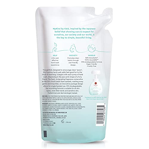 MyKirei by KAO Foaming Hand Soap with Japanese Yuzu Flower, Nourishing Hand W...