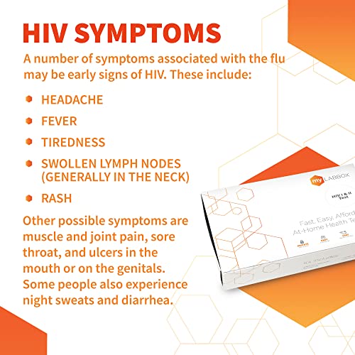 STD at Home Test for Men HIV-1 and HIV-2 by myLAB Box
