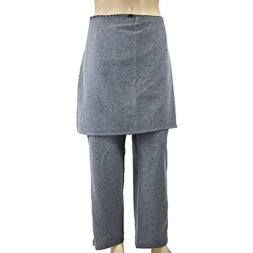 Incontinence Pants Full Open Patient Care Clothes with Side Zipper Easy to We...