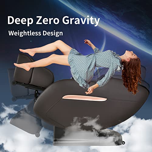 Mynta Massage Chair 3D SL Track Full Body Recliner with Smart Acupoint Scanni...