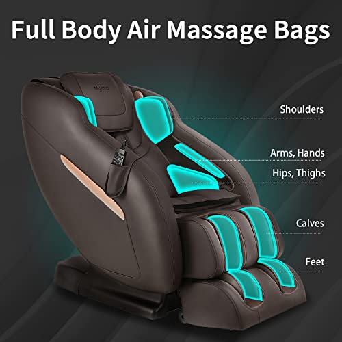 Mynta Massage Chair 3D SL Track Full Body Recliner with Smart Acupoint Scanni...