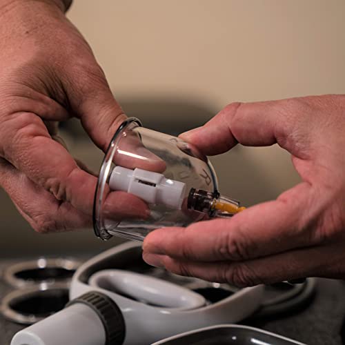 Professional Cupping Therapy Set by Myofascial Releaser - 18 multi-sized vacu...