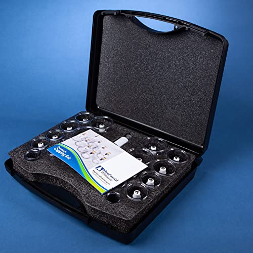 Professional Cupping Therapy Set by Myofascial Releaser - 18 multi-sized vacu...