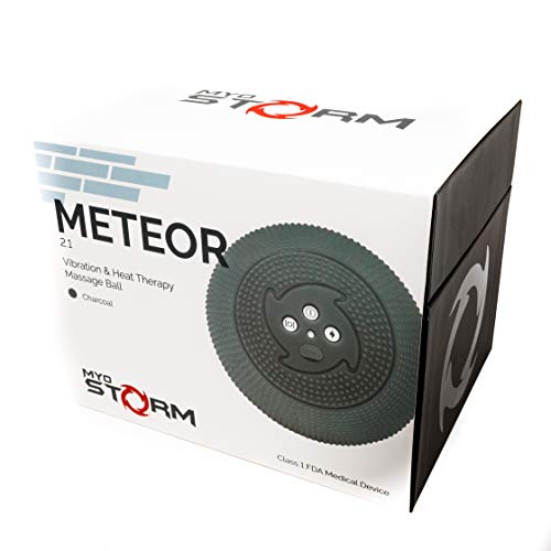 MyoStorm Heating Vibrating Massage Ball Roller for Deep Tissue Muscle Recover...