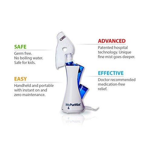 MyPurMist Classic Handheld Personal Vaporizer and Humidifier (Plug-in)