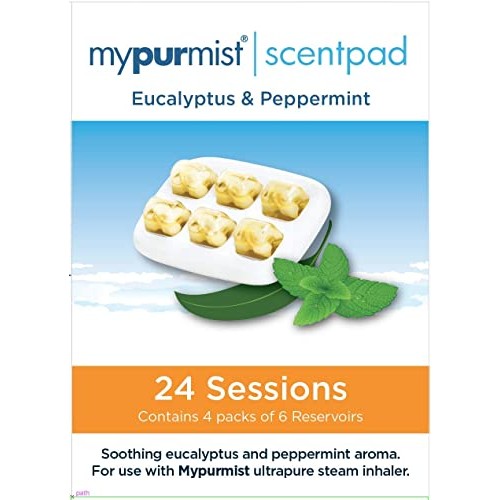Mypurmist ScentPad Eucalyptus and Peppermint for Mypurmist Ultrapure Handheld...