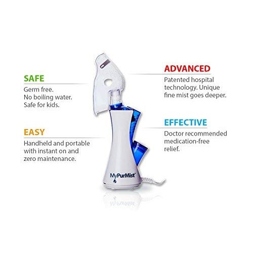 New! 2020 Model MyPurMist Classic Handheld Personal Vaporizer and Humidifier ...