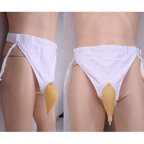 Women Wearable Silicone Urine Collector Medical Latex Pee Holder Bladder Aid ...