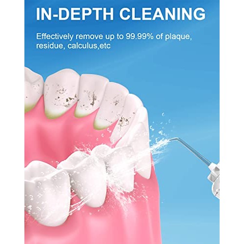 MySmile 10 PCS Replacement Jet Tips Oral Irrigator Nozzle Set Compatible with...