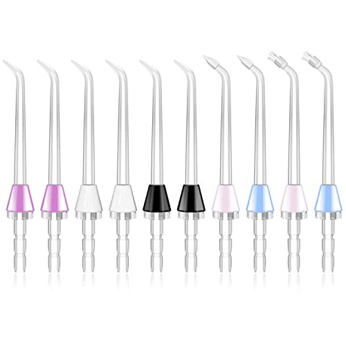 MySmile 10 PCS Replacement Jet Tips Oral Irrigator Nozzle Set Compatible with...