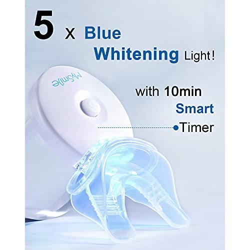 MySmile PAP Teeth Whitening Kit, Non-Sensitive Teeth Whitener Kit with 3 Teet...