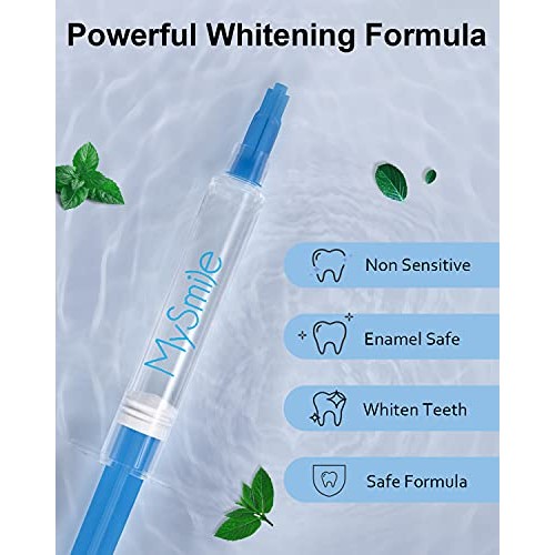 MySmile Teeth Whitening Gel Pen Refill Pack, 3 Non-Sensitive Teeth Whitening ...