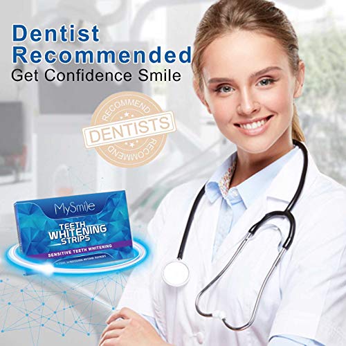 MySmile Teeth Whitening Strips, White Strips Teeth Whitening Kit, Non-Sensiti...