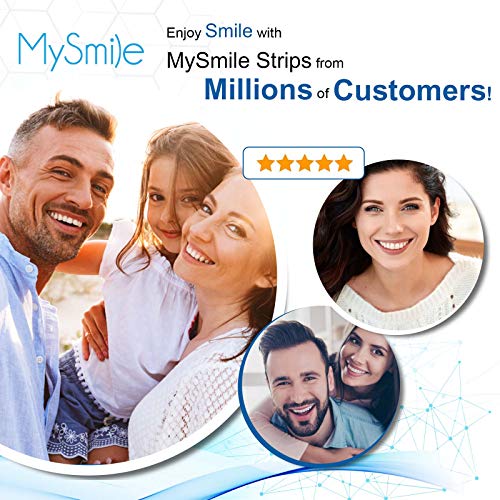 MySmile Teeth Whitening Strips, White Strips Teeth Whitening Kit, Non-Sensiti...
