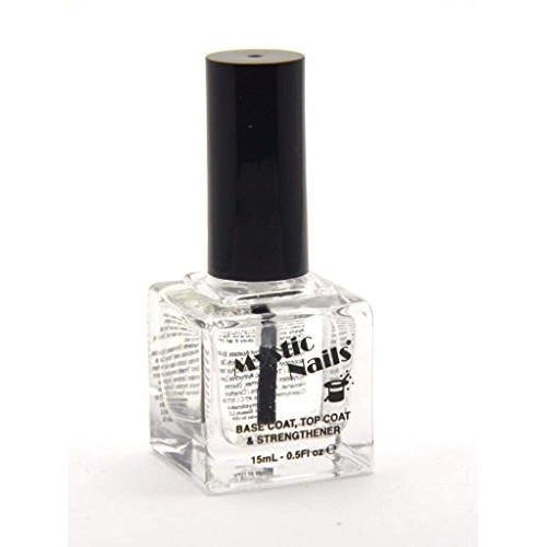 MYSTIC NAILS Base Coat Top Coat Strengthener Nail Hardener 15ml - 0.5 fl oz