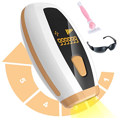 MYWIN IPL Hair Removal Device with 999,999 Flashes Quartz Lamp, IPL Hair Remo...