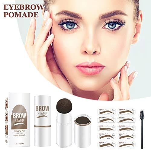 Eyebrow Stamp and Eyebrow Stencil Kit Eyebrow Stamp Stencil Kit for Perfect W...