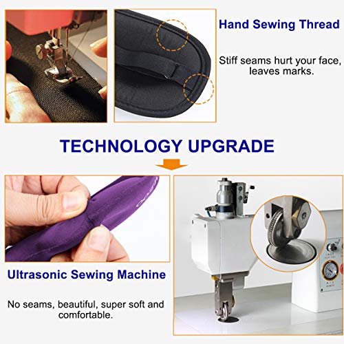 MZOO Sleep Eye Mask for Men Women, 3D Contoured Cup Sleeping Mask & Blindfold...