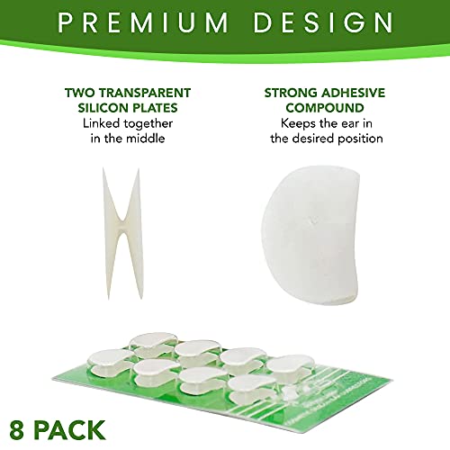 Pretty Ears Cosmetic Ear Correctors (4 Pairs) – Behind Ear Adhesive Ear Corre...