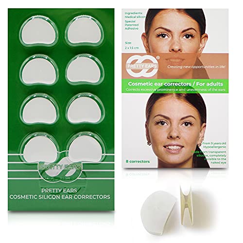 Pretty Ears Cosmetic Ear Correctors (4 Pairs) – Behind Ear Adhesive Ear Corre...