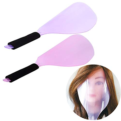 2Pcs Hairspray Mask Professional Plastic Anti-Slip Hair Salon Hairdresser Sty...