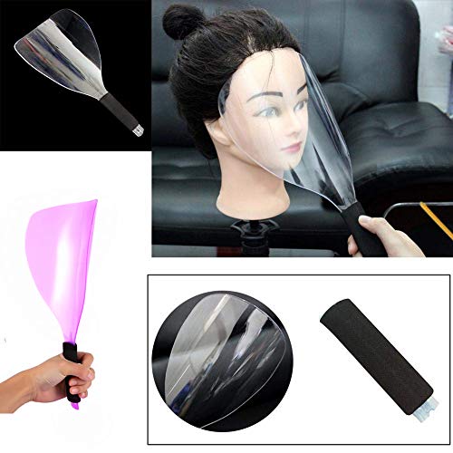 2Pcs Hairspray Mask Professional Plastic Anti-Slip Hair Salon Hairdresser Sty...