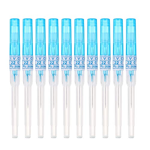Ear Nose Piercing Needles – New Life Tattoo 10pcs 22G Piercing Needles IV Cat...