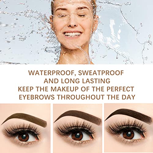 Eyebrow Stamp Stencil Kit Brow Stamp Tool Kit One Step Brow Stamp Kit Waterpr...