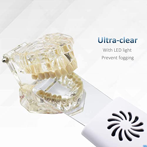 NA Dental Mirror, Orthodontic Occlusal Oral Mirror, 2 Mirrors for Clinical De...