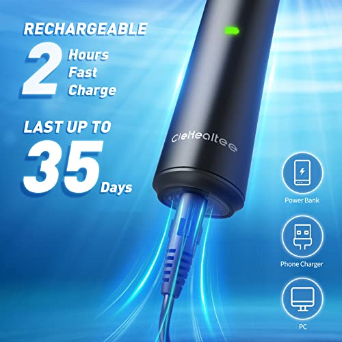 Sonic Electric Toothbrush for Adults, Rechargeable Sonic Toothbrush with 10 B...